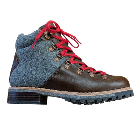 Woolrich Rockies Leather and Wool Hiking Boots Size 6.5 - Picture 4 of 13